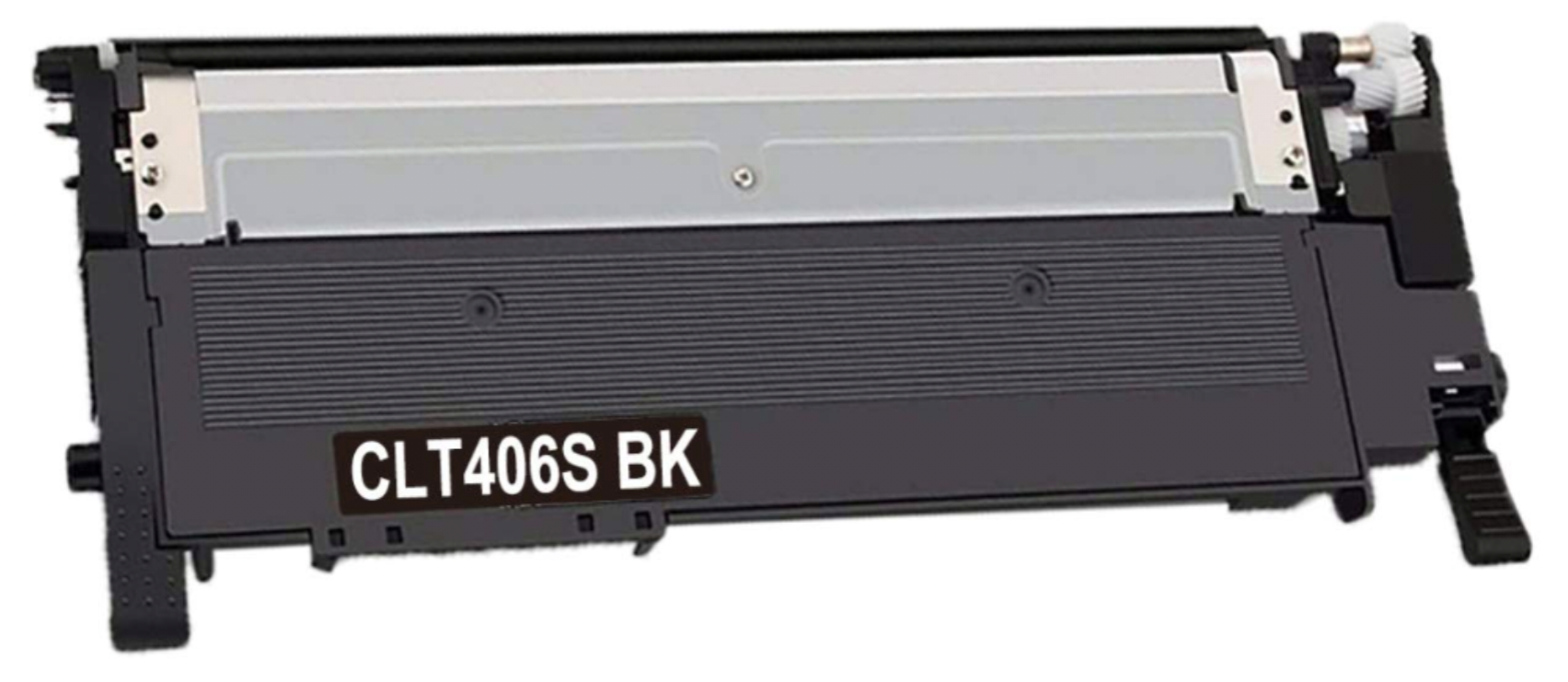 Black CLT-406S compatible toner cartridge for Samsung printers, 1500-page yield.