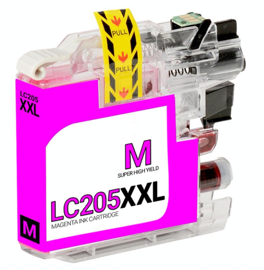 Brother LC205XXL Magenta Ink Cartridge – High-Yield Replacement for MFC J4320DW, J4420DW, J4620DW Printers