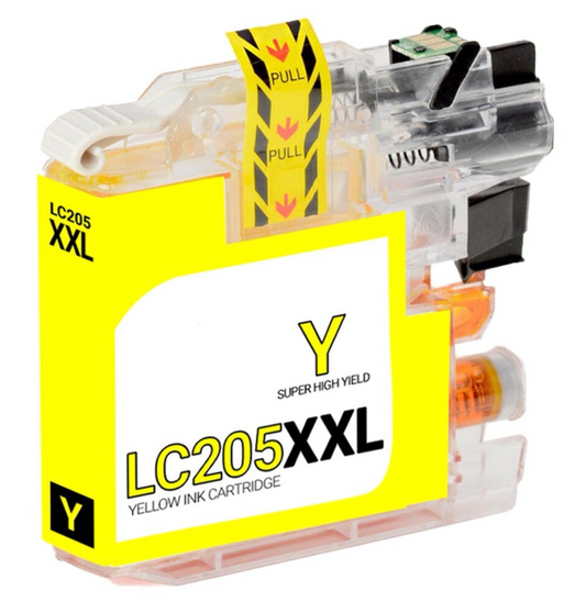 Brother LC205XXL Yellow Ink Cartridge – High-Yield Replacement for MFC J4320DW, J4420DW, J4620DW Printers