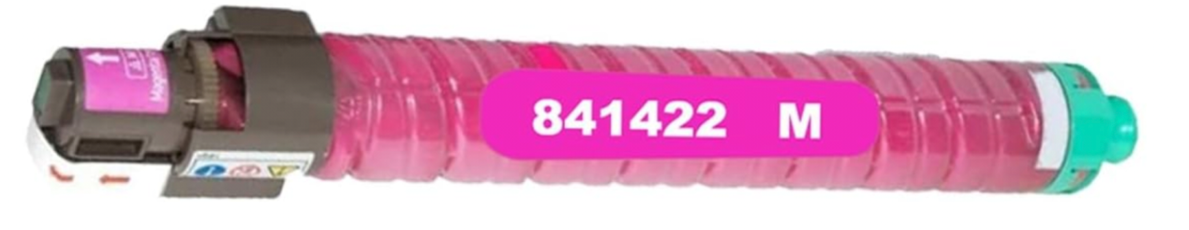 C00/C01-841422 Magenta Compatible Toner Cartridge for Ricoh Aficio MPC3001–MPC5501, 18,000-page high-yield magenta toner.