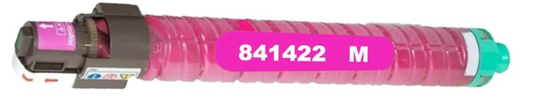 C00/C01-841422 Magenta Compatible Toner Cartridge for Ricoh Aficio MPC3001–MPC5501, 18,000-page high-yield magenta toner.