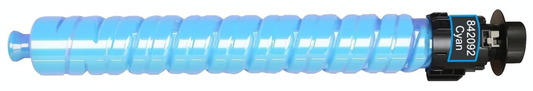 C406-842092 Cyan Compatible Toner Cartridge for Ricoh Aficio MPC306, MPC306SPF, MPC307, MPC406, MPC406SPF – 6,000-page high-yield cyan toner.