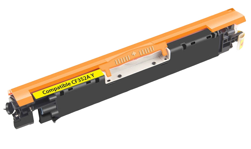 CF352A (130A) Yellow toner compatible with HP Color LaserJet Pro MFP M176/M177 series, 1,000 pages, bright color and reliable performance.