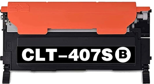 CLT-407S Black compatible toner for Samsung CLP-320N, CLP-325W, CLX-3185, 1,500 pages.