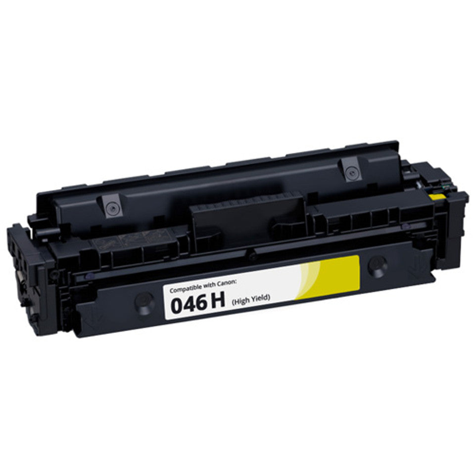 Compatible Canon 046H Yellow High-Yield Toner Cartridge – 5,000 pages for imageCLASS LBP654, MF731, MF735.