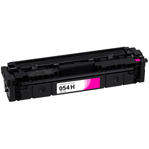Compatible Canon 054H Magenta Toner Cartridge – high-yield 2,300-page replacement for ImageClass 622CDW, 641CW, 642CDW, 644CDW printers.