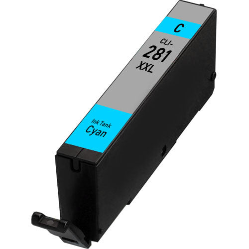 CLI-281XXL Cyan Ink Cartridge – Compatible with Canon PIXMA TS6120, TS8120, TS9120 Printers, High-Yield 830 Pages, Vibrant & Reliable Color