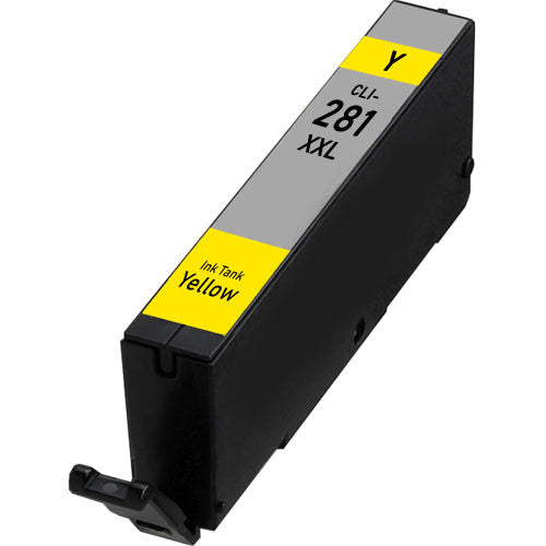 CLI-281XXL Yellow Ink Cartridge – Compatible with Canon PIXMA TS6120, TS8120, TS9120 Printers, High-Yield 830 Pages, Vibrant & Reliable Color