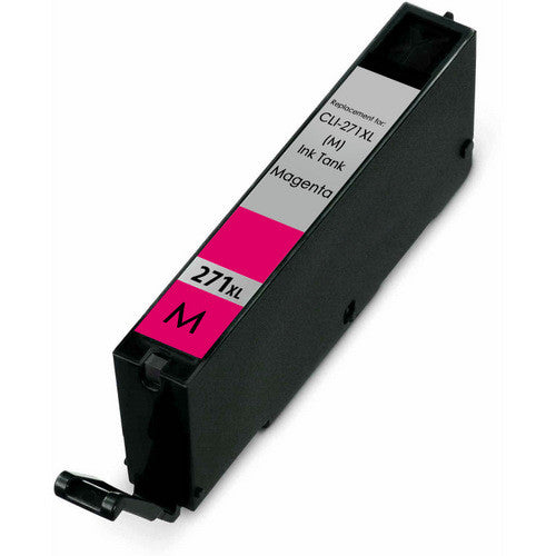 CLI-271XL Magenta Compatible Ink Cartridge for Canon PIXMA MG5720, 715-page yield.