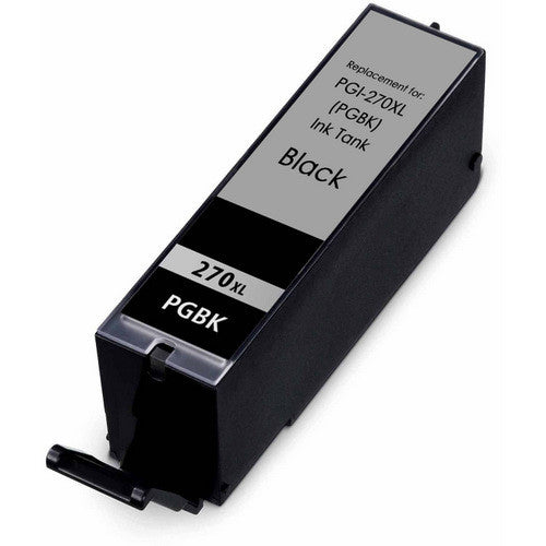 PGI-270XL Black Ink Cartridge compatible with Canon PIXMA MG5720, high-yield 500-page replacement ink.