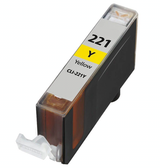 Canon CLI-221 Yellow Ink Cartridge – Compatible with PIXMA iP3600, iP4600, MP620, MP980 Printers, Up to 535 Pages, Vibrant & Reliable Color