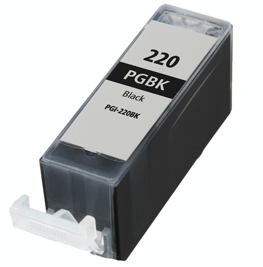 Canon PGI-220 Black Ink Cartridge – Compatible with PIXMA iP3600, iP4600, MP620, MP980 Printers, Up to 490 Pages, Crisp & Reliable Printing