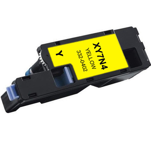 Toner Cartridge 332-0402 Yellow Compatible for Dell Printer C1660 and C1660W, 1000 pages yield, delivers bright yellow color and consistent print quality.