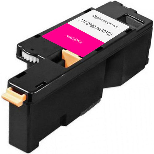 Magenta compatible toner cartridge 331‑0780 for Dell printers, 1400-page yield
