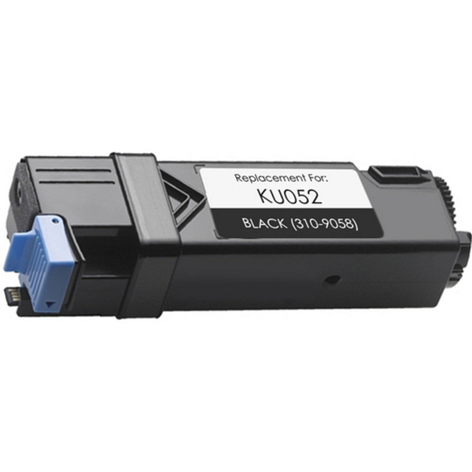 Compatible Dell 310-9058 high-yield black toner for Dell 1320 and 1320c printers, 2,000-page capacity for sharp, professional printing.