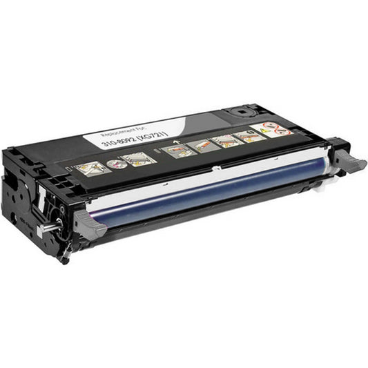 Compatible Dell 310-8092 black toner cartridge for Dell 3110cn and 3115cn printers, high-yield 8,000 pages for reliable, professional office printing.