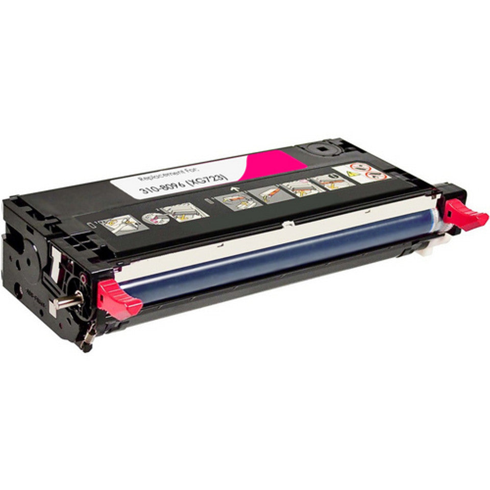 Magenta 310-8096 compatible toner cartridge for Dell 3110cn and 3115cn printers. High-yield, reliable color printing up to 8000 pages.