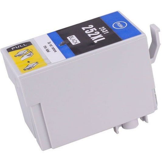 Compatible high-yield black ink cartridge for Epson WorkForce printers, offering up to 1100 pages of sharp, reliable black prints for home and office use.