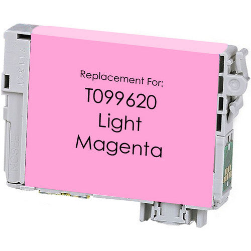 T099620 Light Magenta Compatible Epson Ink Cartridge, 450-page yield.