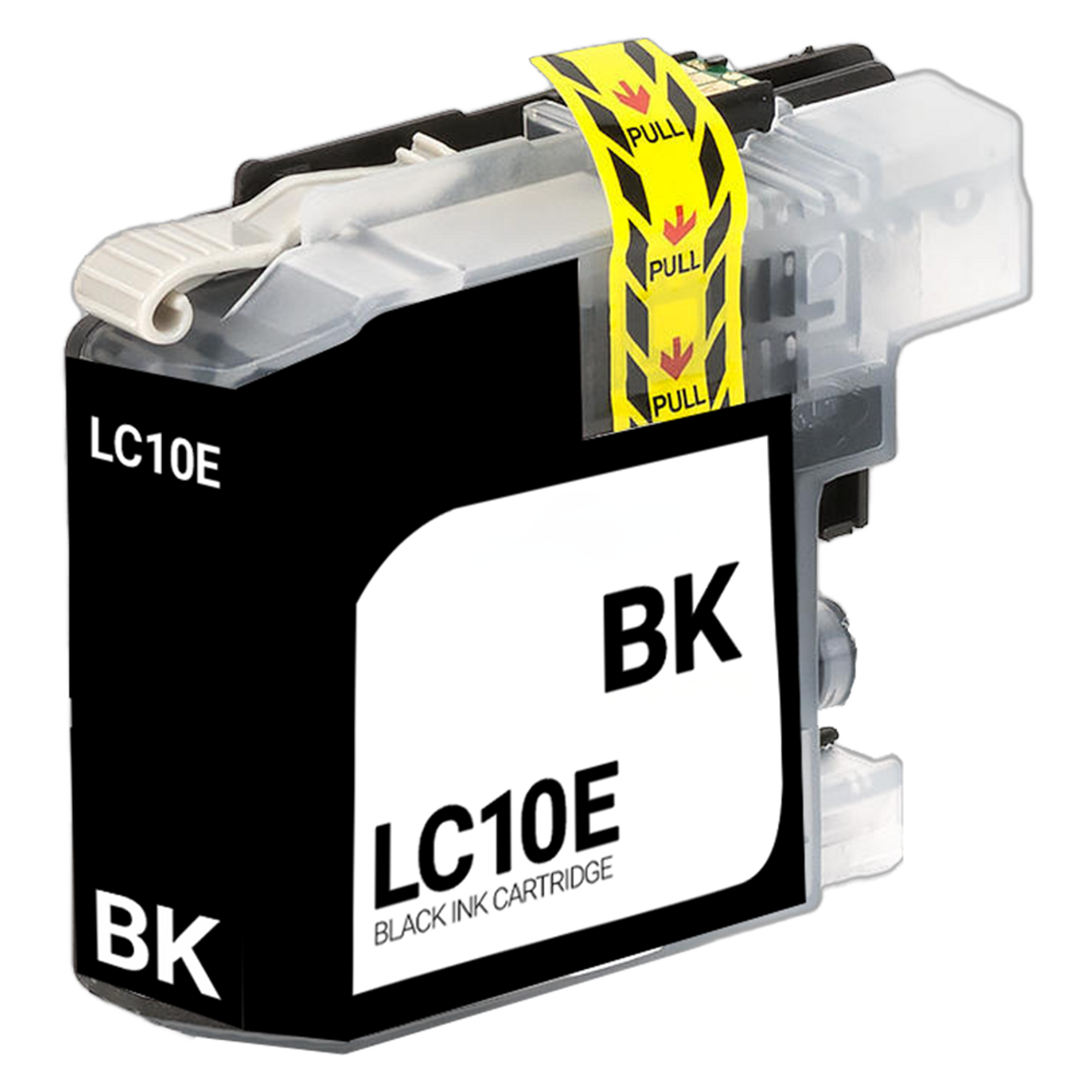 LC10E Black compatible ink cartridge for Brother printers, 2400-page yield, crisp black text, fits MFC-J6925DW