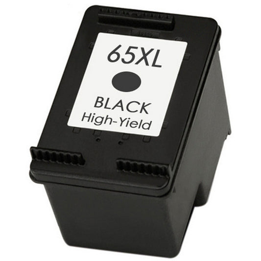 65XL black ink cartridge compatible with HP DeskJet 3752 and 3755