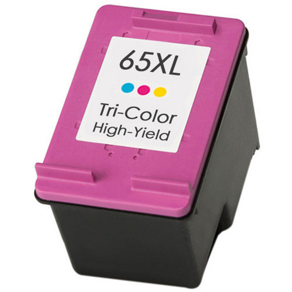 Color Ink Cartridge 65XL Compatible for HP DeskJet 3752 and 3755, delivers bright prints up to 300 pages.