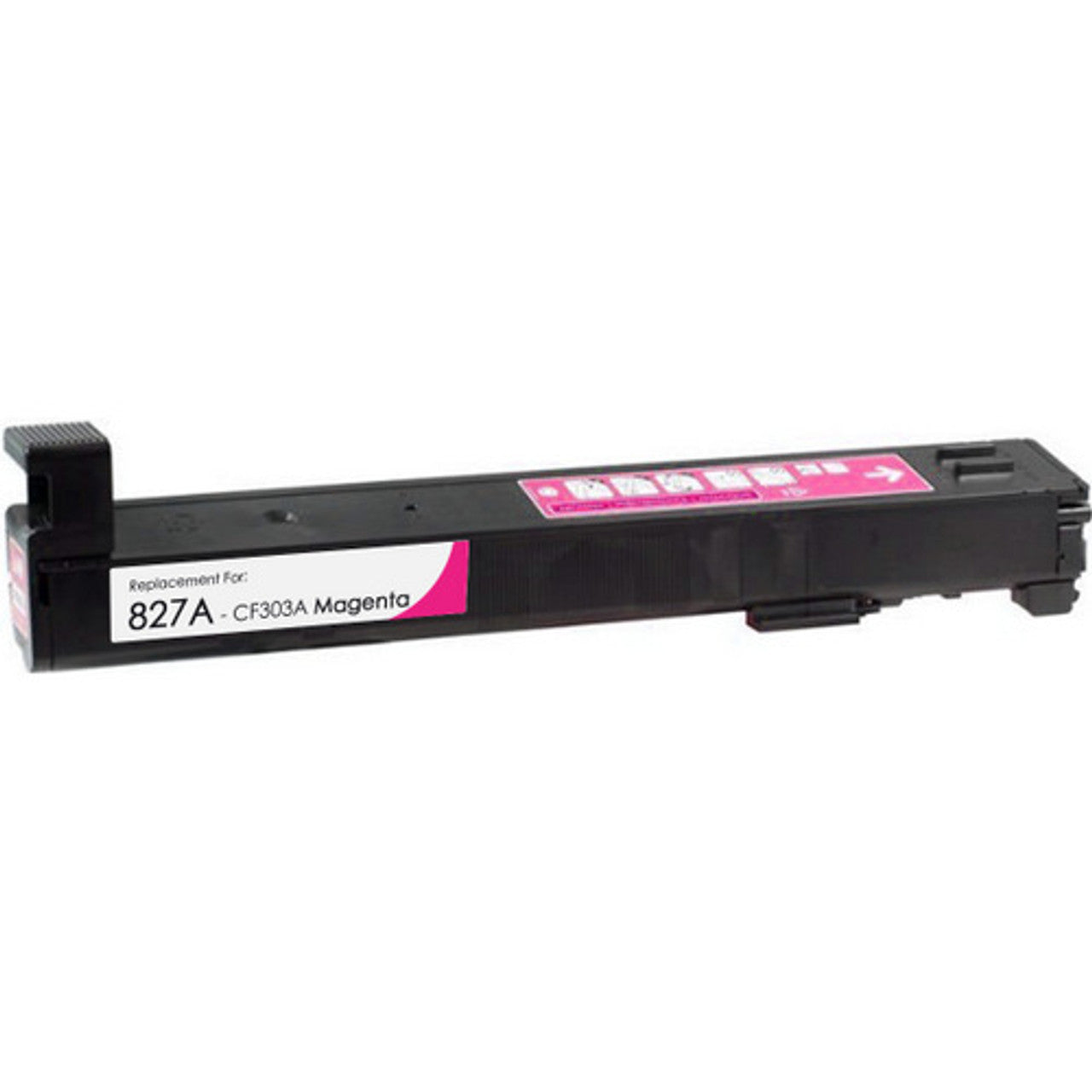 Compatible HP CF303A (827A) Magenta Toner Cartridge, 32,000 pages, for Color LaserJet Enterprise Flow MFP M880.