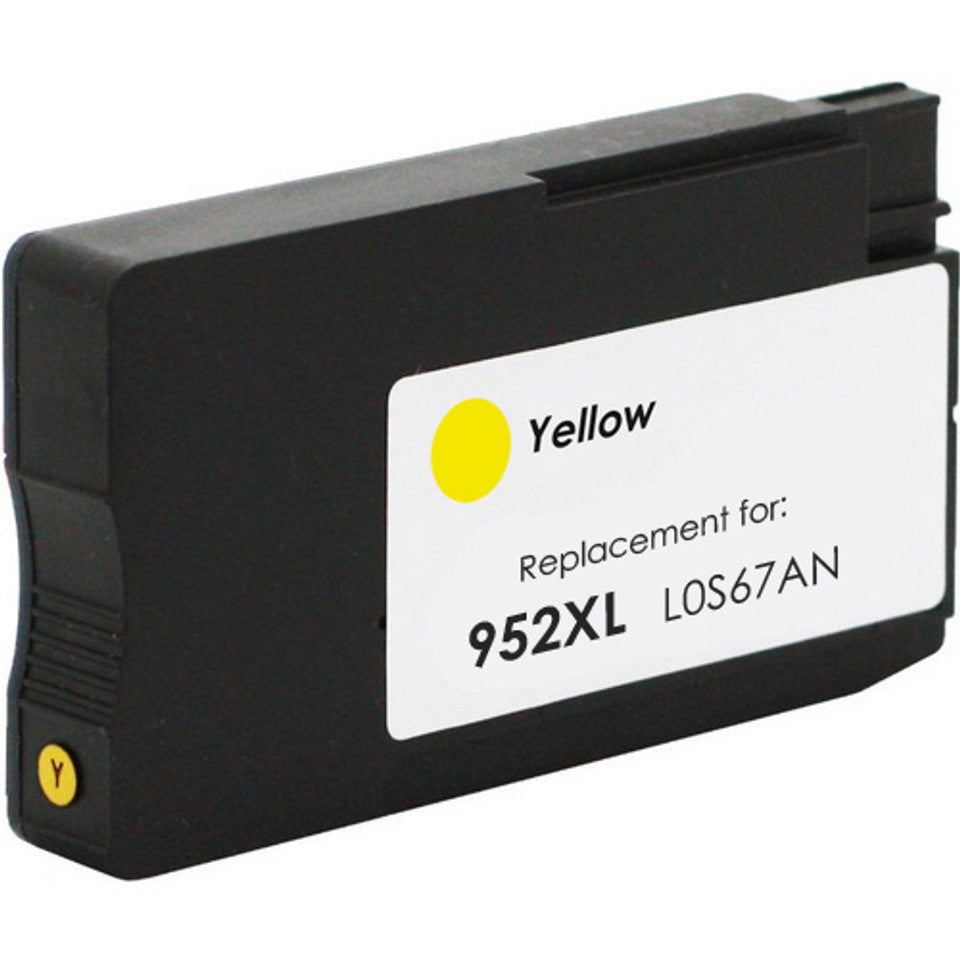 HP 952XL Yellow Compatible Ink Cartridge – high-yield 1600 pages for OfficeJet Pro 7740, 8702, 8710, 8715, 8720, 8725, 8730, 8740 printers.