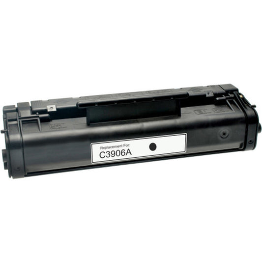 C3906A compatible black toner for HP 5L/6L/3100, 2,500 pages.