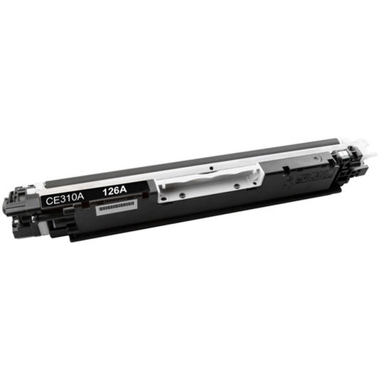 CE310A (126A) Black toner cartridge for HP Color LaserJet CP1025 printers.