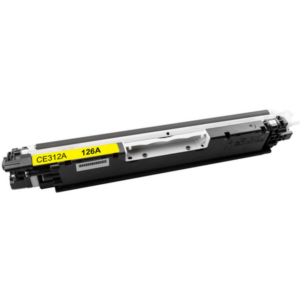 CE312A (126A) Yellow toner compatible with HP Color LaserJet CP1025, 1,000 pages, bright color printing and dependable performance.