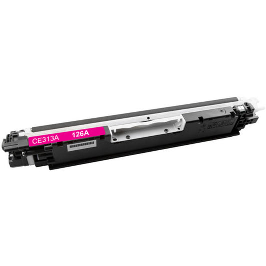 CE313A (126A) Magenta toner compatible with HP Color LaserJet CP1025, 1,000 pages, vibrant magenta prints and reliable performance.