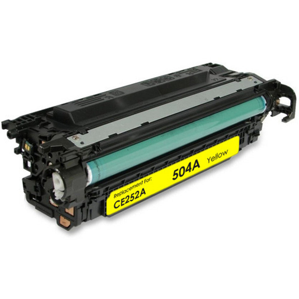 CE252A (504A) yellow toner for HP Color LaserJet CP3525 and CM3530, 7,000 pages