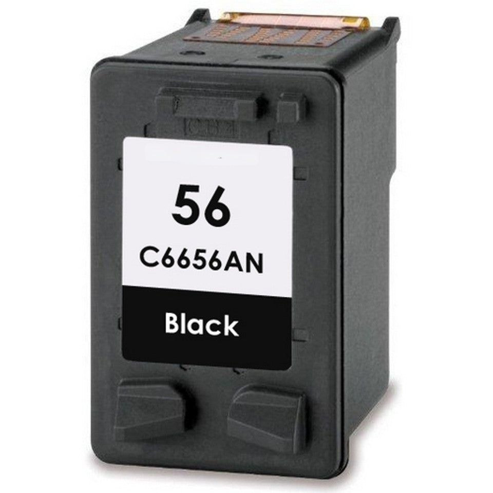 HP 56 Black Compatible Ink Cartridge – 520 pages of crisp, sharp black printing for OfficeJet 4000 and 5000 series printers.