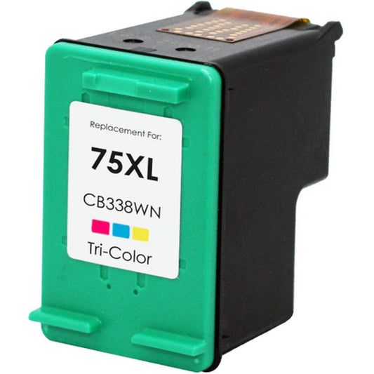 HP 75 Color Compatible Ink Cartridge – 170 pages of vibrant, high-quality color printing for OfficeJet J5700, J5725, and J5730 printers.