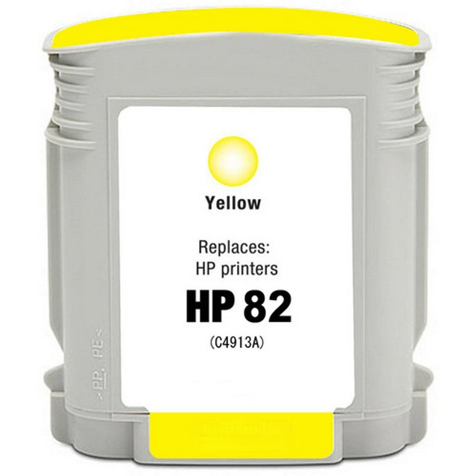 Ink Cartridge 82 Yellow Compatible for HP DesignJet Printers 3200 Pages