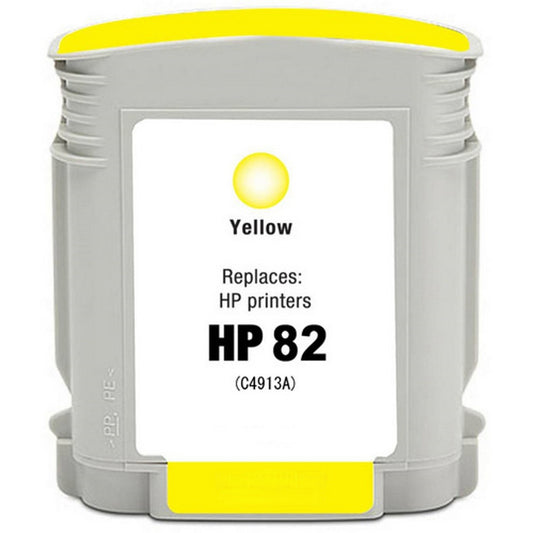 Ink Cartridge 82 Yellow Compatible for HP DesignJet Printers 3200 Pages