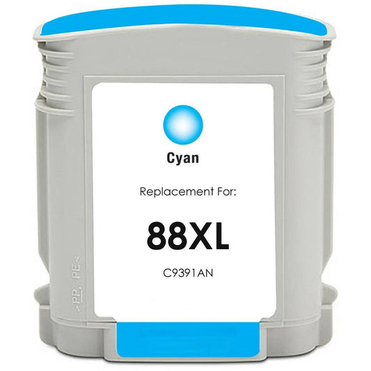 Ink Cartridge 88XL Cyan Compatible for HP OfficeJet Printers 1700 Pages