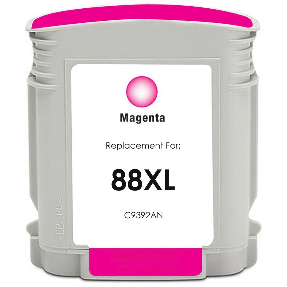 Ink Cartridge 88XL Magenta Compatible for HP OfficeJet Printers 1700 Pages