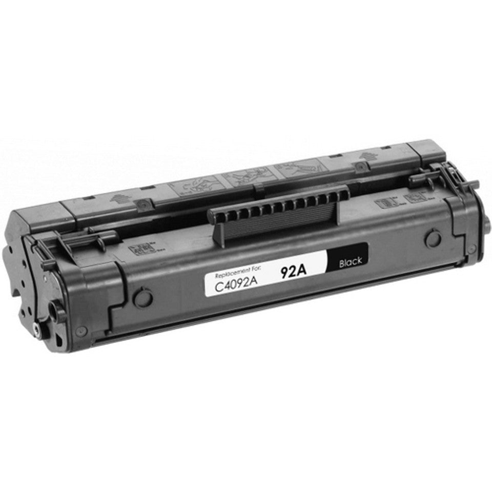 C4092A compatible black toner for HP 1100/1100A/1100SE/3200, 2,500 pages.