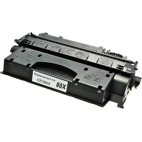 High-yield Black Toner Cartridge CF280X compatible for HP LaserJet Pro 400 M401 and M425 printers, 6,900-page capacity.