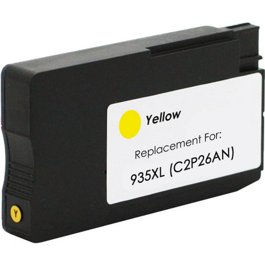 HP 935XL Yellow Compatible Ink Cartridge – high-yield 825 pages for OfficeJet 6812, 6815, and OfficeJet Pro 6230, 6830, 6835 printers.