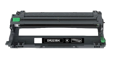 Compatible Brother DR223 black drum unit replacement, high-yield 18,000 pages for HL-L3210, L3230, L3270, L3290, L3710, L3750, and L3770 printers.