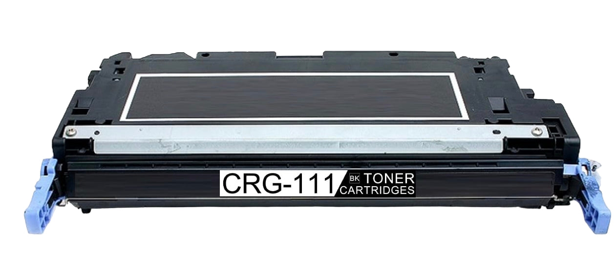Compatible Canon CRG-111 Black Toner Cartridge, high-yield 6,000 pages for Canon ImageRunner LBP-5360, imageCLASS MF9150C, and MF9170C printers.