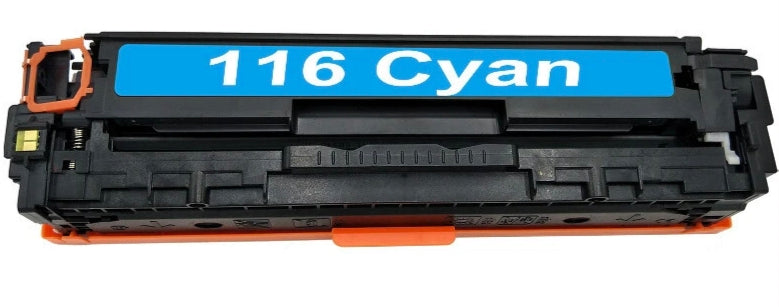 Compatible Canon CRG-116/716 Cyan Toner Cartridge – 1,400 pages for Canon ImageCLASS MF8050CN, also fits HP CB540 printers.