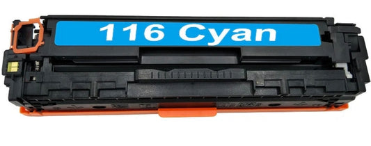 Compatible Canon CRG-116/716 Cyan Toner Cartridge – 1,400 pages for Canon ImageCLASS MF8050CN, also fits HP CB540 printers.
