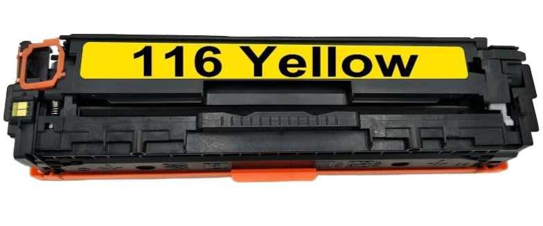 Compatible Canon CRG-116/716 Yellow Toner Cartridge – 1,400 pages for Canon ImageCLASS MF8050CN, also fits HP CB540 printers.