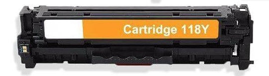 Canon CRG-118/718 Yellow compatible toner cartridge.