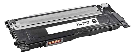 Compatible Dell 330‑3012 black toner cartridge for 1230C and 1235CN printers, 1,500 pages yield