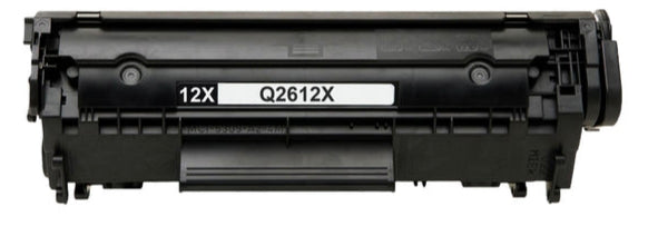 Q2612X compatible black toner cartridge for HP LaserJet 1010–3030 series – high yield 4,000 pages, professional-quality printing
